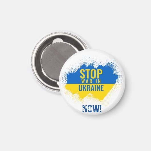 Stop oorlog in Oekraïne nu Magneet (Voorkant / Achterkant)
