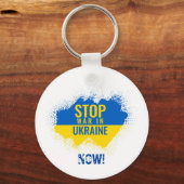 Stop oorlog in Oekraïne nu Sleutelhanger (Voorkant)