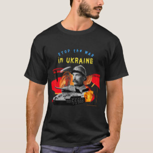 Stop oorlog in Oekraïne T-shirt Ik sta in voor