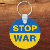 Stop oorlog Oekraïne Sleutelhanger (Voorkant)