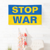 Stop oorlog Oekraïne Spandoek (Insitu)