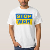 Stop oorlog Oekraïne T-shirt (Voorkant)