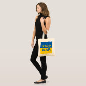 Stop oorlog Oekraïne Tote Bag (Voorkant (model))