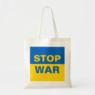 Stop oorlog Oekraïne Tote Bag