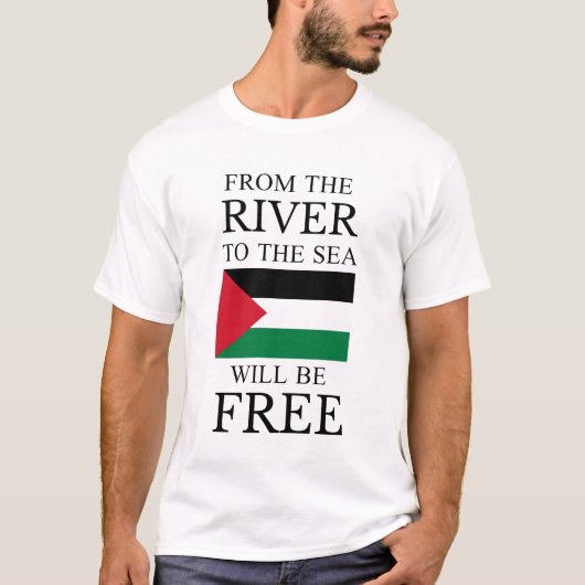 Stop oorlog / Steun Gaza & Palestina T-shirt (Voorkant)