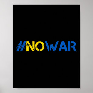 Stop Oorlog Steun Oekraïne Shirt #nowar Sta Bij U Poster