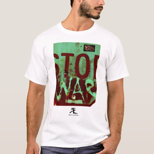 Stop oorlog! t-shirt (Voorkant)