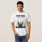 stop oorlog t-shirt (Voorkant volledig)