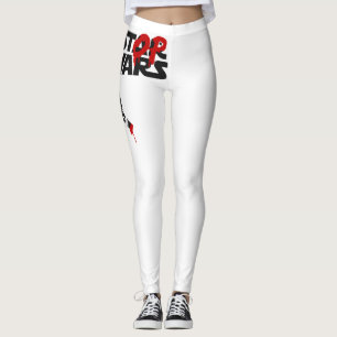 Stop Oorlogen Parodie Logo Leggings