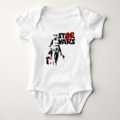 Stop Oorlogen Parodie Logo Romper (Voorkant)