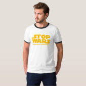 Stop Oorlogen Parodie Logo T-shirt (Voorkant volledig)