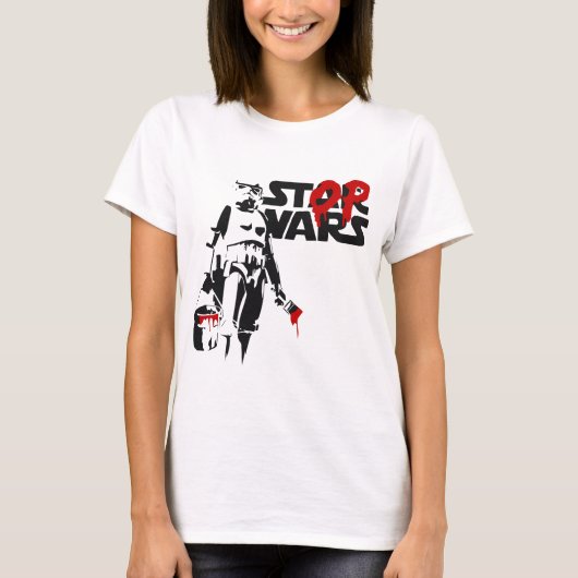 Stop Oorlogen Parodie Logo T-shirt (Voorkant)