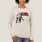 Stop Oorlogen Parodie Logo Tri-Blend Shirt (Voorkant)