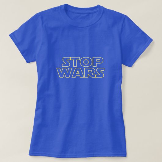 Stop Oorlogen T-shirt (Design voorkant)
