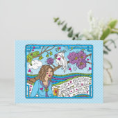 Stop overdenking_flatkaart 7 x 5 inch (Staand voorkant)