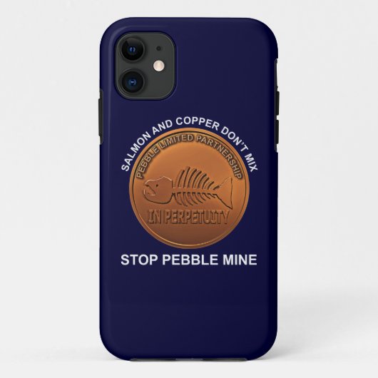 Stop Pebble Mine - Pebble Mine Penny Case-Mate iPhone Case (Achterkant)