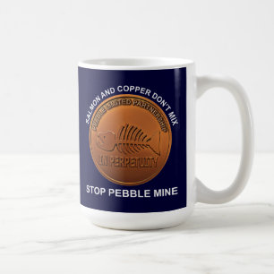 Stop Pebble Mine - Pebble Mine Penny Koffiemok