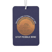 Stop Pebble Mine - Pebble Mine Penny Luchtverfrisser (Achterkant)