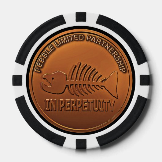 Stop Pebble Mine - Pebble Mine Penny Pokerchips (Voorkant)