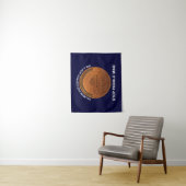 Stop Pebble Mine - Pebble Mine Penny Wandkleed (In situ)