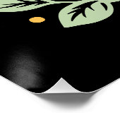 Stop pesten anti pestkop retro floral perfect poster (Hoek)