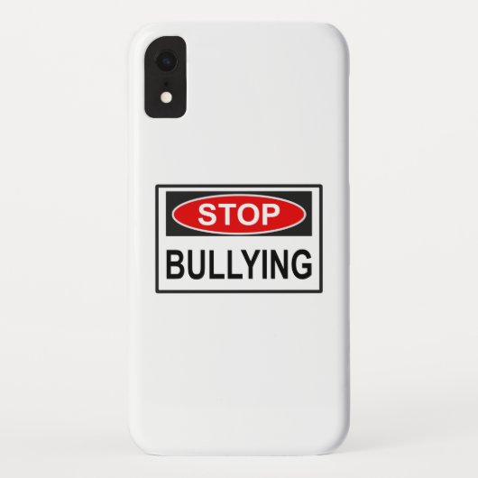 Stop pesten bord rood Case-Mate iPhone case (Achterkant)