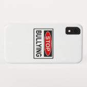 Stop pesten bord rood Case-Mate iPhone case (Achterkant (horizontaal))