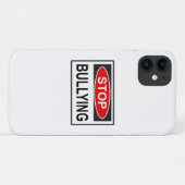 Stop pesten bord rood Case-Mate iPhone case (Achterkant (horizontaal))