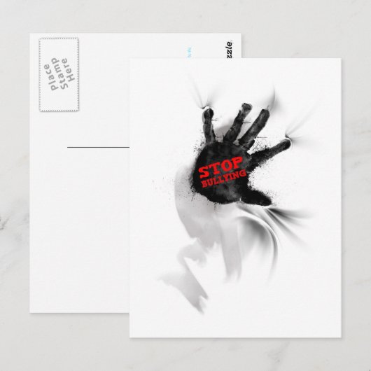 Stop pesten briefkaart (Voorkant / Achterkant)