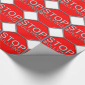 Stop pesten cadeaupapier (Hoek)