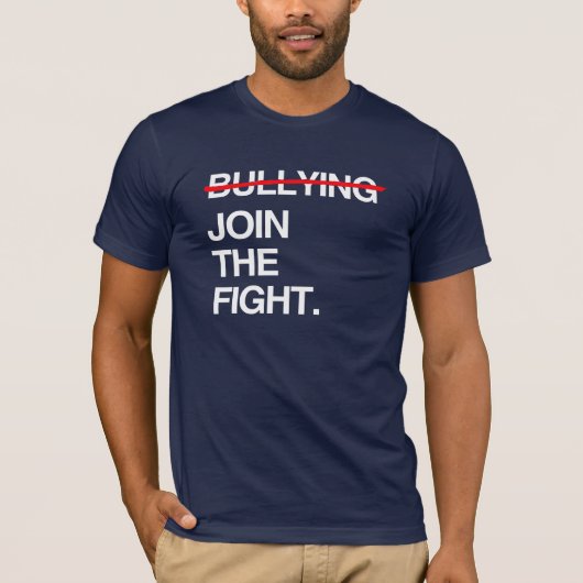 STOP PESTEN DOE MEE T-SHIRT (Voorkant)