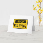Stop pesten Geel Kaart (Gele Bloem)