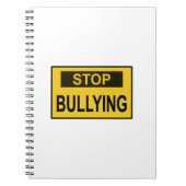 Stop pesten Geel Notitieboek (Voorkant)