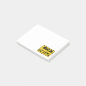 Stop pesten Geel Post-it® Notes (Schuin)