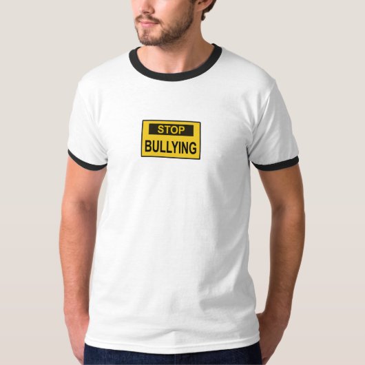Stop pesten Geel T-shirt (Voorkant)
