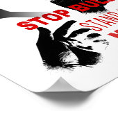 Stop pesten poster (Hoek)