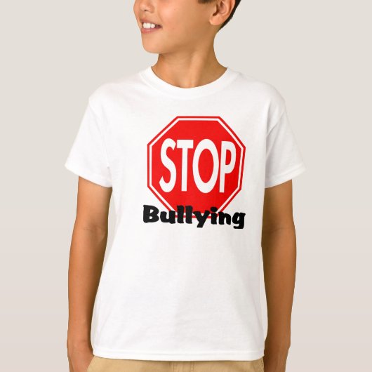 Stop pesten t-shirt (Voorkant)