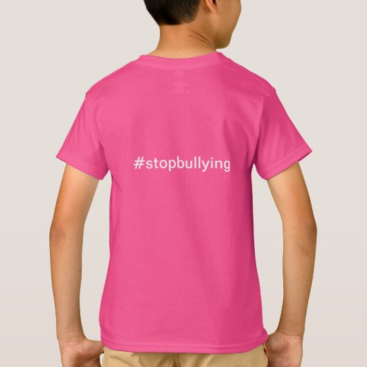 Stop pesten t-shirt (Achterkant)