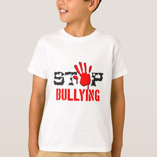 Stop pesten t-shirt (Voorkant)