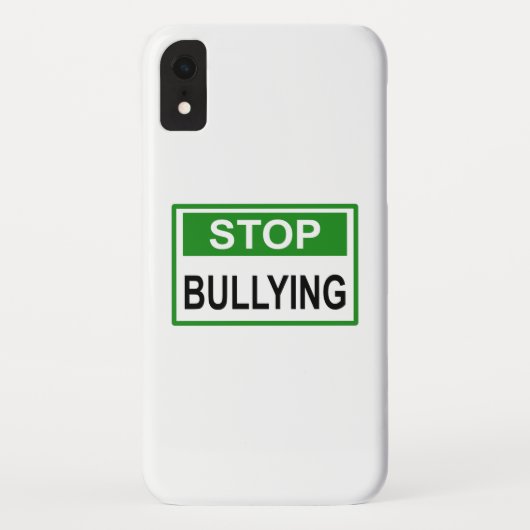 Stop pesten teken groen Case-Mate iPhone case (Achterkant)