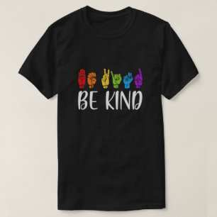 Stop pesterijen als je een soort gebarentaal bent t-shirt
