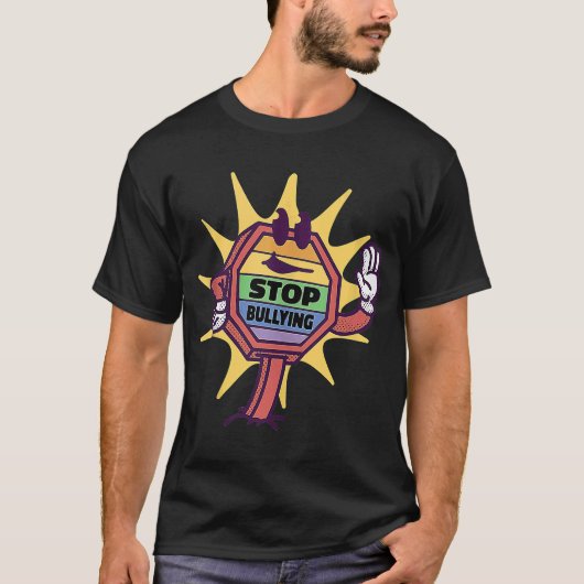 Stop pesterijen tegen de bewegingsvrijheid t-shirt (Voorkant)