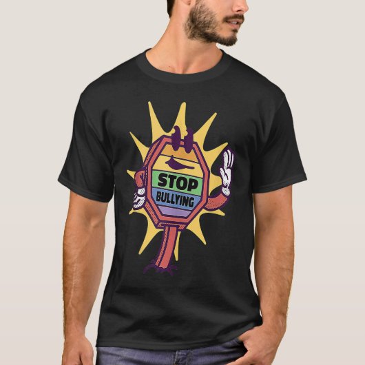 Stop pesterijen tegen de bewegingsvrijheid t-shirt (Voorkant)