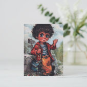 Stop petit Poulbot Briefkaart (Staand voorkant)