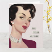 Stop Petting My Peeves Kaart (Gele Bloem)