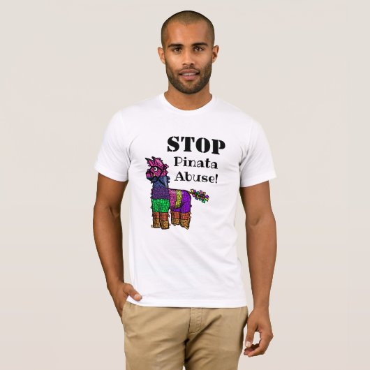 Stop Pinata Misbruik T-shirt (Voorkant volledig)