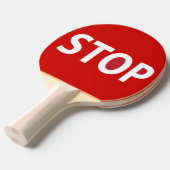 Stop Ping Pong Paddle Tafeltennisbatje (Voorkant Gekanteld)