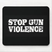 Stop Pistool Geweld Muismat (Voorkant)