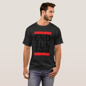 Stop Pistool geweld nu vrede genoeg juni bewustzij T-shirt (Voorkant volledig)