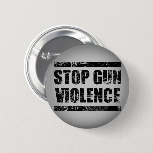 Stop Pistool Violence Button (Voorkant /achterkant)